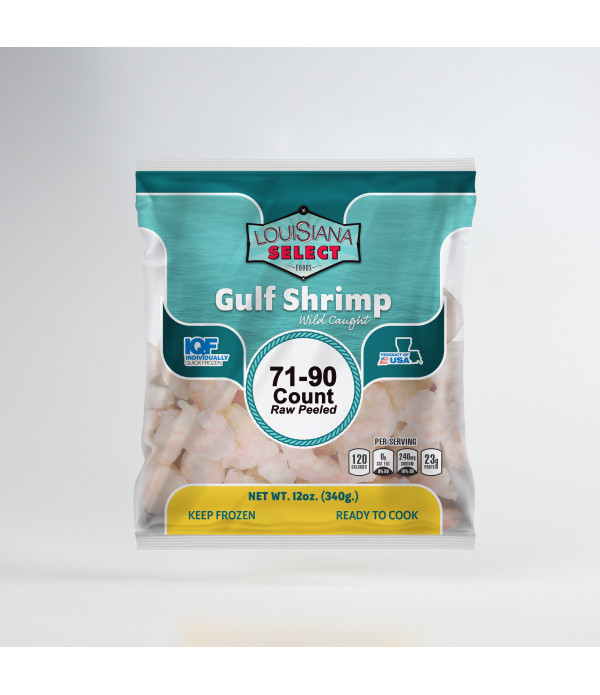 Louisiana Select 12oz BAG 71-90 PUD Shrimp